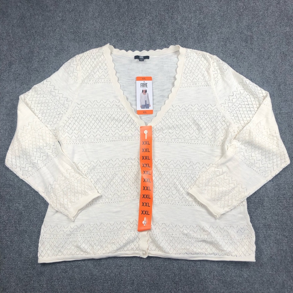 Frye Womenβs Openwork Knit Cardigan